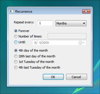 Windows Calendar