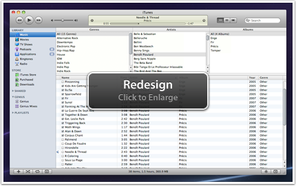 iTunes Redesign